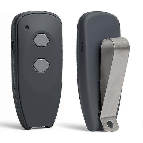 Lot de 2 télécommandes compatibles Marantec pour porte de garage M3-2312, émetteur numérique 382-315 MHz avec connecteur de programmation, de bonne qualité. WHBYV (1/4)