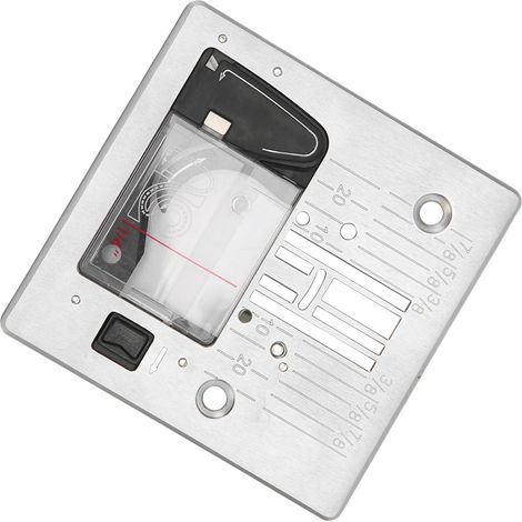Plaque à aiguille avec couvercle de rechange pour CE667 HD6700, acier Q235 résistant à l'usure, plaque de couture remplacement, 2 pièces, robuste et précise. (1/5)