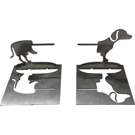 Support de Grill pour Hot-dog Chien en Acier Inoxydable, Rack de Cuisson Pliable pour Barbecue Intérieur et Extérieur, Gril de Rôtissage et Cuisson au Four (1/4)