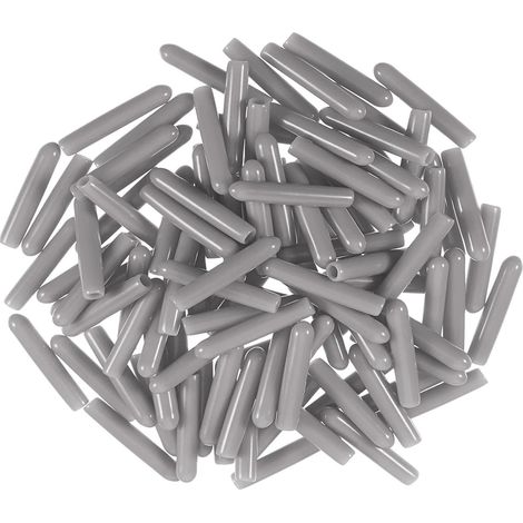 Capuchons pour lave-vaisselle Panier,100 pcs Capuchon du lave-vaisselle Capuchons pour Dents Dans Lave-vaisselle Paniers en PVC Universelle Broches de Protection Antirouille et Anti-rayures Gris (1/5)