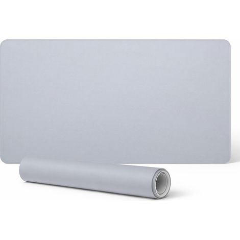 Alfombrilla protectora para escritorio, mesa o superficie, azul claro, 120x60 cm