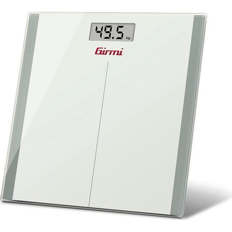 Bilancia Pesapersone Digitale in Vetro Bianca BP22 Max 150 kg Girmi (1/2)