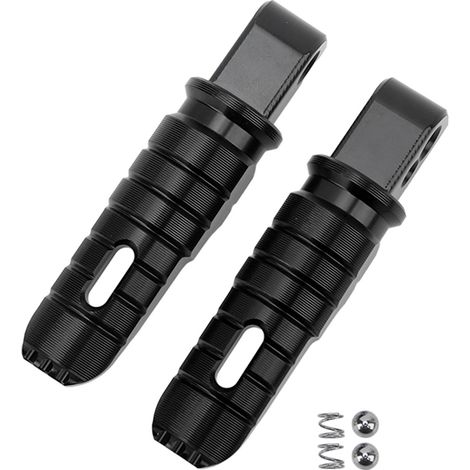 Repose-pieds passager arrière moto CNC aluminium noir pour SUZUKI GSX250R 2018-2022 (1/5)