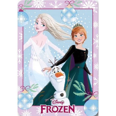 Manta polar Frozen Elsa Anna Olaf 100x140 suave luz