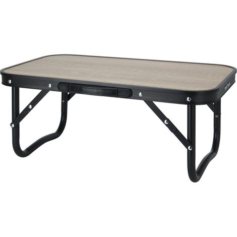 Faltbarer Campingtisch, schwarz, 56 x 34 x 24 cm