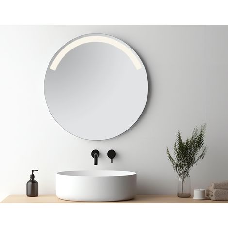 Spiegel mit LED Beleuchtung Bad Wandspiegel AGATHA rund Ø 60cm (1/5)