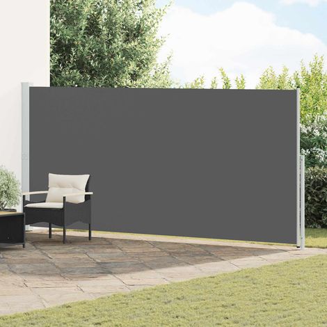 vidaXL Tenda laterale retrattile Antracite 600 x 220 cm