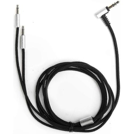 Câble de remplacement compatible pour casque circum-aural, fil adaptateur avec connecteur, cordon audio haute qualité, accessoire de rechange pour écouteurs (1/5)