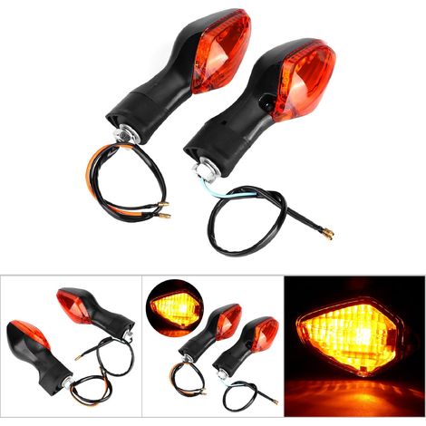 Paar Blinker für Honda CRF250L, schwarz und gelb – Motocross-Upgrade (1/5)