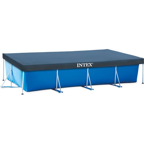 Poolfolie rechteckig 4,50x2,2m schlauchförmig nachtblau - Intex