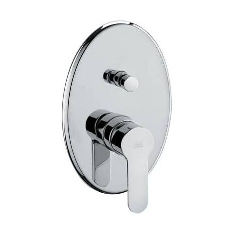 Mélangeur monoc. douche intégrée avec déviateur de ligne bleue