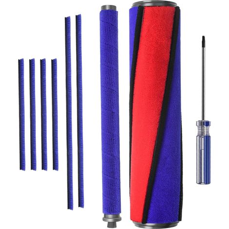 Ersatzbürste für Dyson V6 V7 V8 V10 V11, weiche, flauschige Walze für Dyson Bürstenkopf, Dyson Staubsaugerzubehör, einfacher Austausch für Hartböden (9 Teile) (1/5)