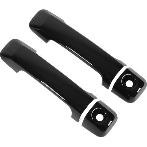 Couvercle de poignée de porte extérieure de voiture, garniture de protection externe pour FJ Cruiser, noir brillant, 4 pièces (1/5)
