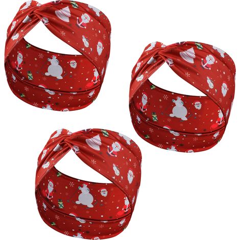 Headband - Élastique Tressé - Pour Femme - Idéal Fête De Noël Sport Yoga Randonnée - 1 Pièce (1/5)