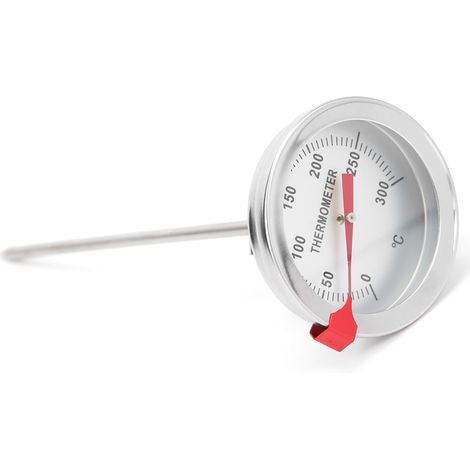 Thermomètre à huile inox avec grand cadran 5cm pour friture précise TTE3512530cm (1/5)