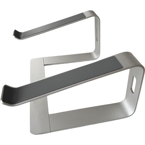 Laptopständer, ergonomischer Aluminiumständer für Laptops von 10 bis 15,6 Zoll, Metallständer. (1/5)