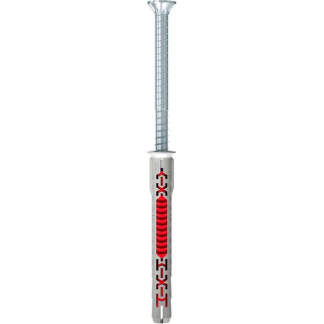 Cheville nylon rallongée DUOXPAND T avec vis tête fraisée 10x100 mm en sachet de 10 pièces - FISCHER