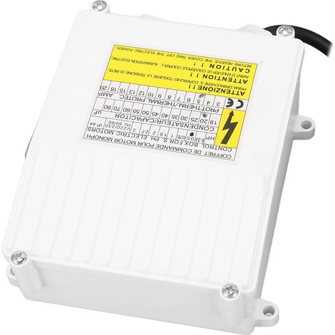 Steuerkasten für 370-W-Tauchpumpen mit externem Schalter und Thermoschutz für Haushalt und Industrie, EU-Stecker 220 V (1/5)