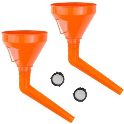Plastique Entonnoir Entonnoir Carburant 2 Pièces Entonnoir de Remplissage Universel Entonnoir Essence avec Tuyau Flexible et Filtre pour Diesel Kérosè