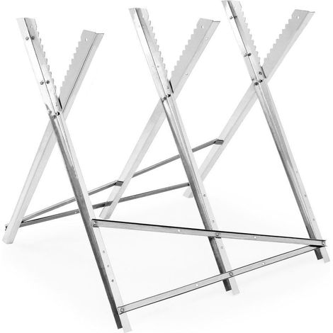 Oypla Log Folding Saw Horse Holder Timber Cutting Chainsaw Trestle (1/5)