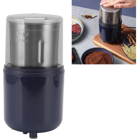 Kleine, robuste Kaffeemühle aus Edelstahl für den Hausgebrauch, ideal zum Mahlen von Kaffee, Getreide und anderen trockenen Lebensmitteln. Europäischer Standard 250 V. (1/5)