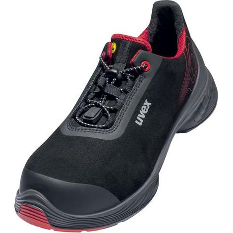 Uvex 6838444 1 G2 Halbschuhe S3 68384 schwarz, rot Weite 14 Größe 44 (1/2)