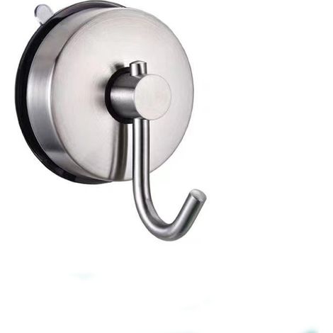 Porte-serviettes à ventouse pour serviettes de bain, porte-serviettes à ventouse puissant pour torchons, porte-serviettes à ventouse pour paroi de douche, pour peignoir, loofah, robe sans ventouse (1/4)
