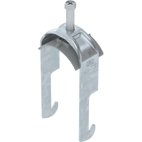 OBO Bettermann Bügelschelle 2056 46-52mm Stahl tauchfeuerverzinkt, 1187744 (1/2)