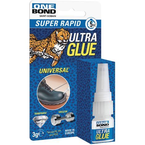 ADESIVO ISTANTANEO UNIVERSALE GEL 'ULTRA GLUE UNIVERSAL GEL' gr. 3 20 BL