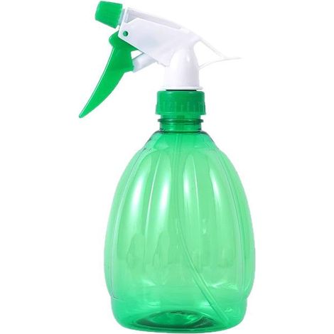 Flacon pulvérisateur vert de 500 ml – Flacon pulvérisateur vide réutilisable avec gâchette – Flacon pulvérisateur à double mode – Convient pour la maison, le nettoyage, le jardinage et les soins capil