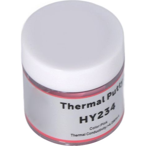 Pâte thermique silicone conductrice HY234 10g pour refroidissement CPU dissipateur, isolation performante (1/5)