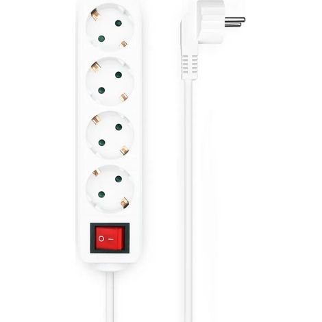Steckdosenleiste aisens A154 0649 weiß 4 Steckdosen 3500 W