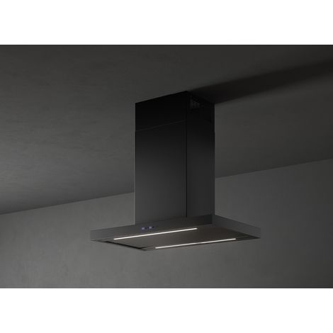 Falmec Plane Plus NRS. Potenza massima di estrazione: 800 m³/h, Tipo di estrazione: Aspirante/Filtrante, Classe di efficienza dinamica del fluido: A. Ti... - PLANEPLUSNRS120NERO - CPLN20.E24P2EUN490F