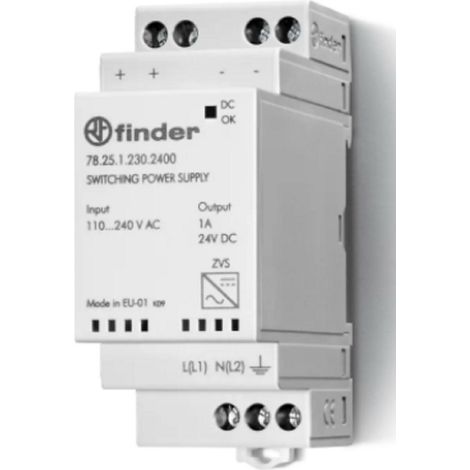 Finder alimentatore switching 25w 12vdc 2a 782512301200