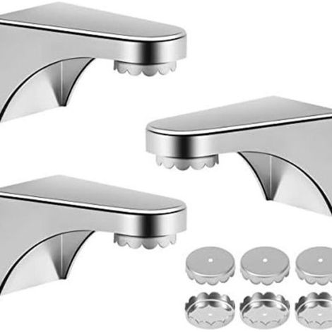 [NON UTILIZZATO] Set di 3 porta sapone magnetici, porta sapone magnetici adesivi, porta sapone magnetici per il bagno