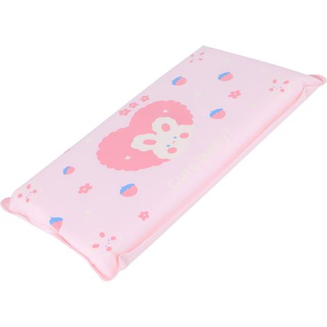 Coussin rafraîchissant d'été pour enfants et adultes, coussin d'eau, coussin de glace, coussin en cristal de glace, coussin pour la sieste, 8750 Lapin Fraise Rose (1/5)