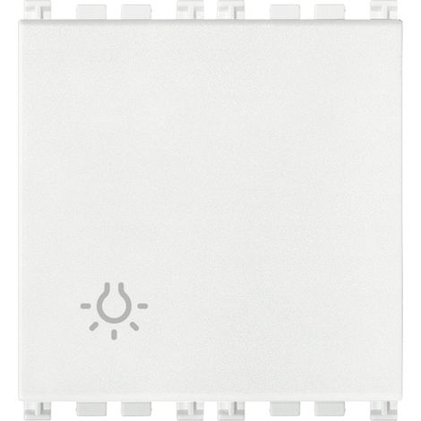 VIMAR - 19008.2.LB 1P NO 10A Botón de luz 2M blanco