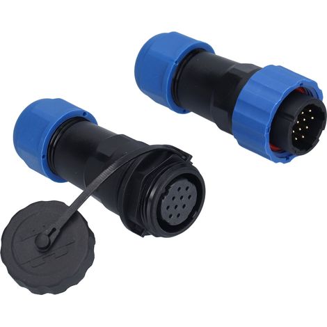 Connecteur étanche IP68 pour prise d'alimentation aéronautique 250 V 5 A pour câble SP2010 (1/5)