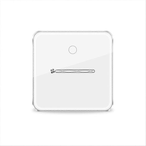 Intelligenter Zigbee-Schalter für Ventilator und Beleuchtung, 1-fach, Touch-Bedienung mit Schieberegler, neutrale Ventilatorstufe erforderlich. Kompatibel mit der Tuya B App. (1/5)