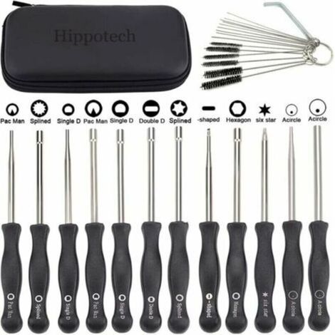 Lot de 12 outils de réglage de carburateur avec scredrivers acircle pour petit moteur 2 temps pour Husqvarna pour STHIL pour tronçonneuse ECHO