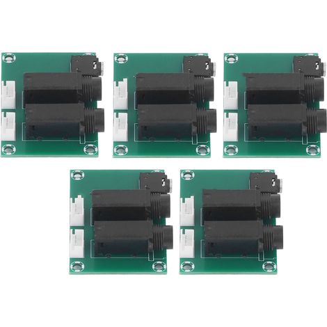 Kit de 5 adaptateurs audio pour microphone 6,5/6,35/6,3 vers 2,54 MHz (1/5)
