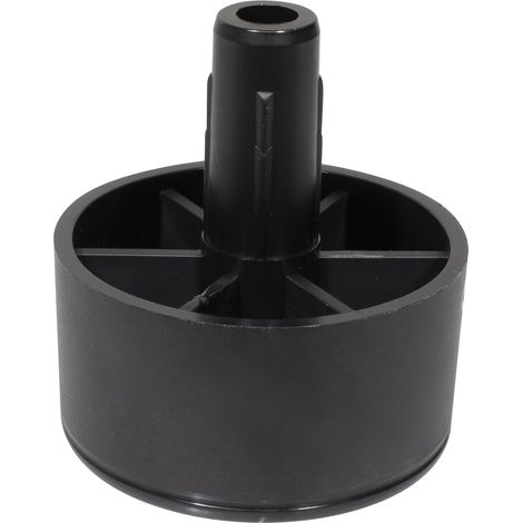 QuickClick Lounge Möbelgleiter, mit Zapfen, ø 44mm,Höhe 24mm,Kunststoff,schwarz