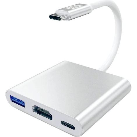 ADAPTATEUR 3 EN 1 USB-C- HDMI/USB-A/USB-C