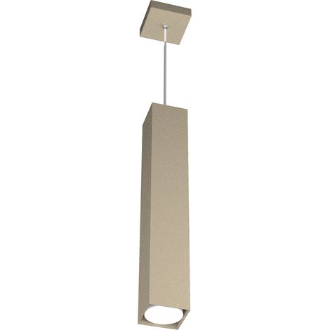 Sospensione Moderna Plate Metallo Sabbia 1 Luce Gx53 50Cm (1/4)