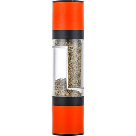 Moulin à sel et à poivre 2 en 1 manuel, rechargeable, pour herbes et épices. (1/5)