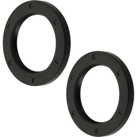 2x Joint d'arbre bague à lèvre pour l'étanchéité des composants mécaniques rotatifs DIN 3760 caoutchouc nitrile Huile Transmission Moteur Spi Mécanique Bourrage Ressort, 10 x 16 x 4