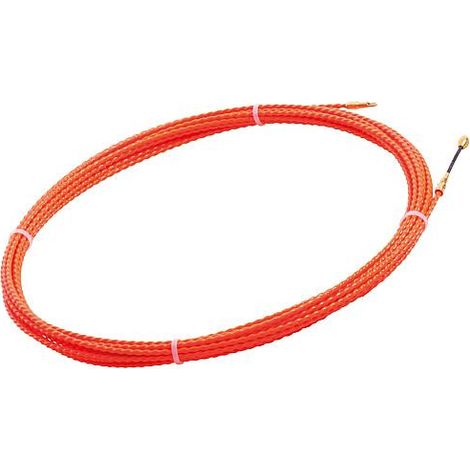 Kati Twist bande rétractable 4,5 mm, longueur 25 m, tete conductrice incluse + tete de tirage avec oeillet