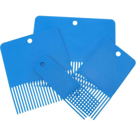 à texturer en plastique HOOWIFFY lot de 4 pièces à dents