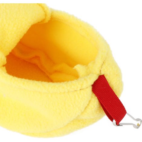 [Pet Hammock Nests] Flannelette Taille 20cm 3 Sets Jaune Hanging House Petit Animaux Cage (1/5)