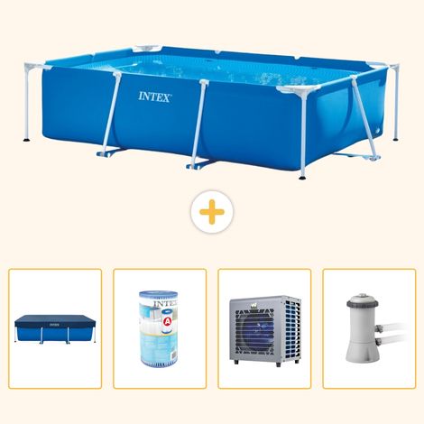 Intex Piscine Tubulaire Rectangulaire - 300x200x75 cm - 5-pièces S29 (1/5)